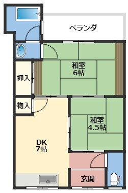 和歌山県海南市下津町丸田 加茂郷駅 2DK アパート 賃貸物件詳細