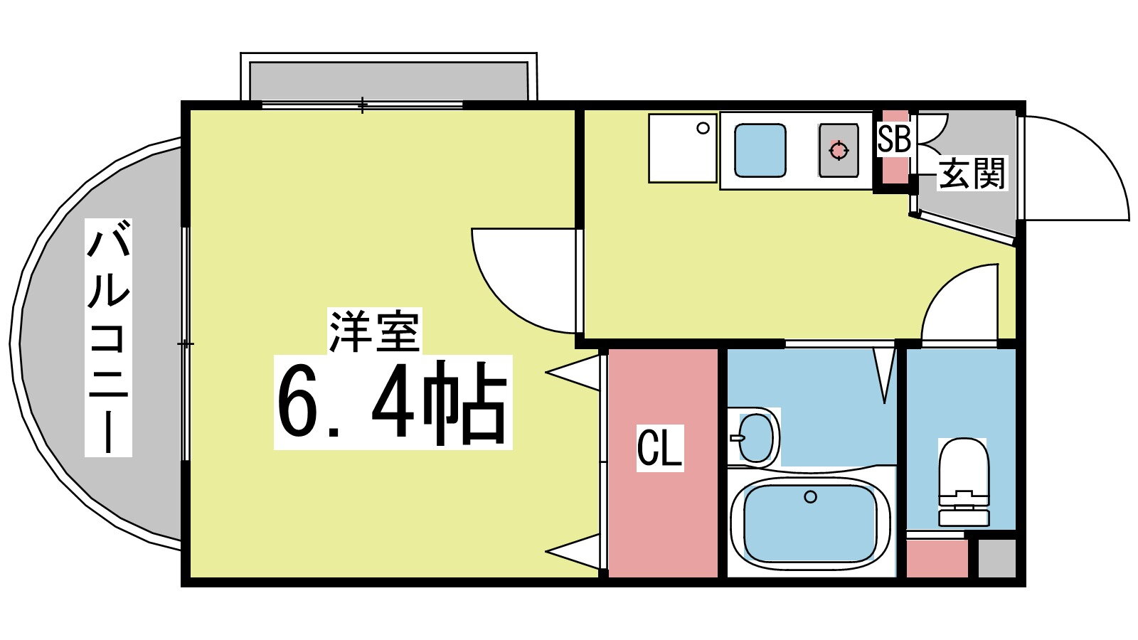 兵庫県神戸市灘区楠丘町１ 六甲駅 1K マンション 賃貸物件詳細