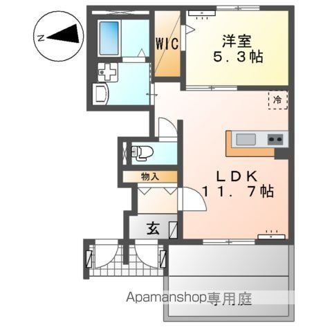 福岡県福岡市東区下原１ 九産大前駅 1LDK アパート 賃貸物件詳細