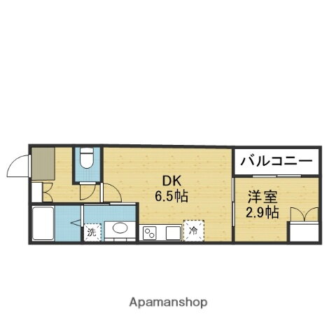 大阪府大阪市生野区中川東２ 北巽駅 1DK アパート 賃貸物件詳細