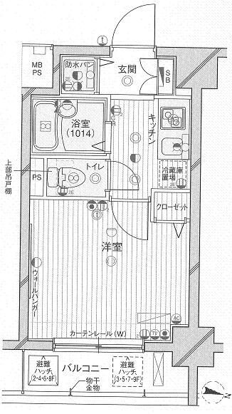 東京都墨田区吾妻橋１ 浅草駅 1K マンション 賃貸物件詳細