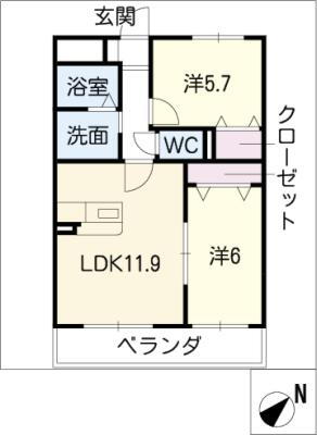 愛知県知多郡東浦町大字藤江字山敷 東浦駅 2LDK マンション 賃貸物件詳細