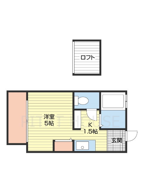和歌山県和歌山市新中島 宮前駅 1K アパート 賃貸物件詳細