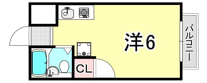 兵庫県西宮市中前田町 西宮駅 ワンルーム アパート 賃貸物件詳細