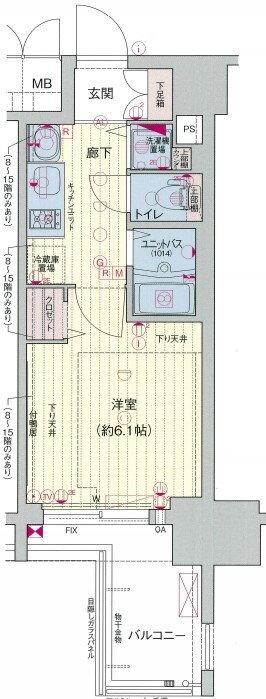 愛知県名古屋市中区錦３ 久屋大通駅 1K マンション 賃貸物件詳細