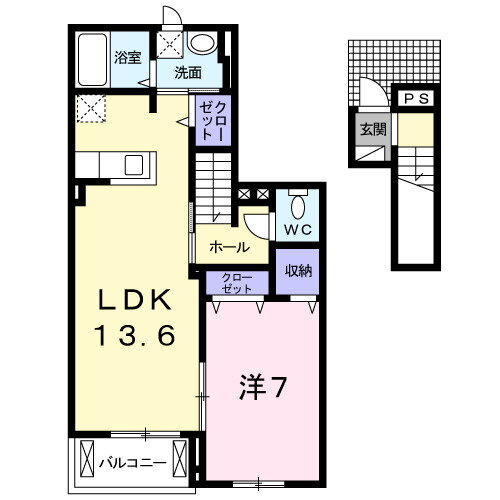 茨城県土浦市国分町 土浦駅 1LDK アパート 賃貸物件詳細