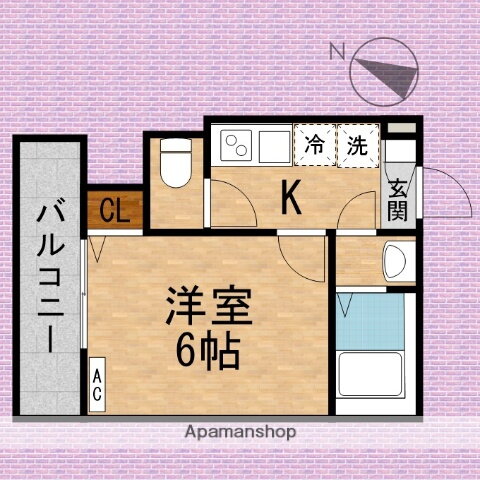 埼玉県川越市砂新田４ 新河岸駅 1K アパート 賃貸物件詳細