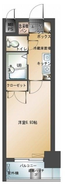 福岡県福岡市中央区荒戸２ 大濠公園駅 1K マンション 賃貸物件詳細