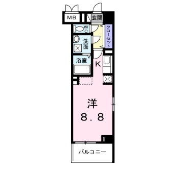 兵庫県姫路市阿保 東姫路駅 1K マンション 賃貸物件詳細