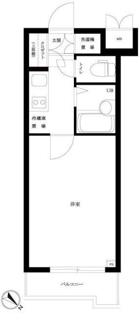 東京都目黒区三田２ 恵比寿駅 1K マンション 賃貸物件詳細
