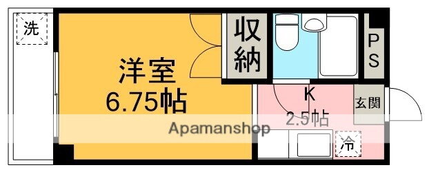 ホワイトハウス 2階 ワンルーム 賃貸物件詳細