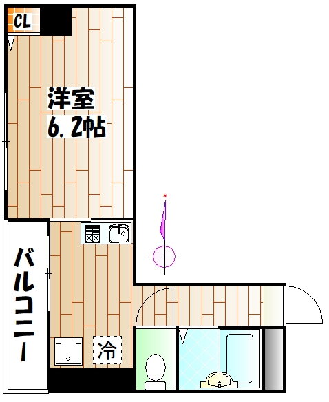 第４１シンエイビル 3階 1K 賃貸物件詳細