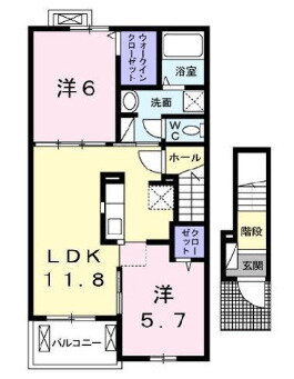 福島県郡山市田村町金屋字上川原 安積永盛駅 2LDK アパート 賃貸物件詳細