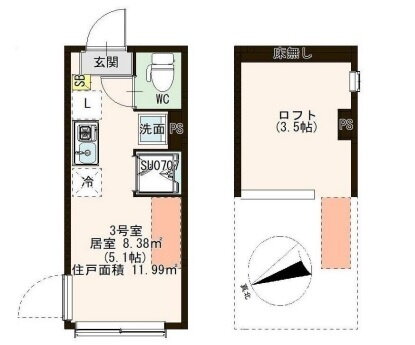 東京都江戸川区平井１ 平井駅 ワンルーム アパート 賃貸物件詳細