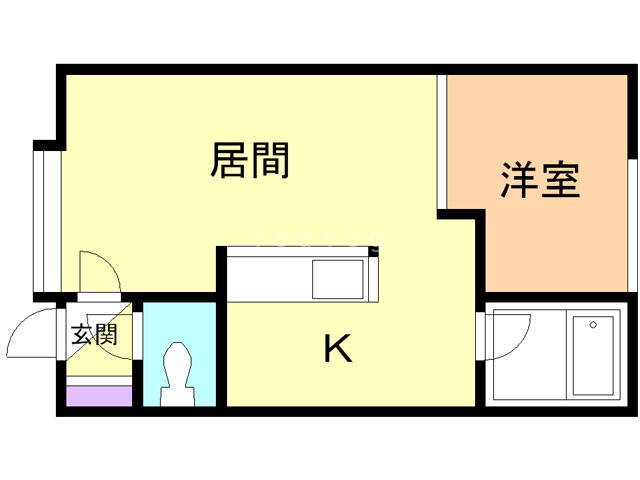 北海道旭川市新富二条２ 1LDK アパート 賃貸物件詳細