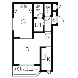 北海道札幌市白石区菊水上町一条１ 苗穂駅 1LDK マンション 賃貸物件詳細