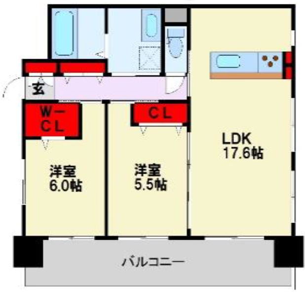 福岡県久留米市通町 久留米駅 2LDK マンション 賃貸物件詳細