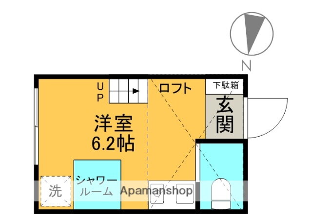 サークルハウス蕨 1階 ワンルーム 賃貸物件詳細