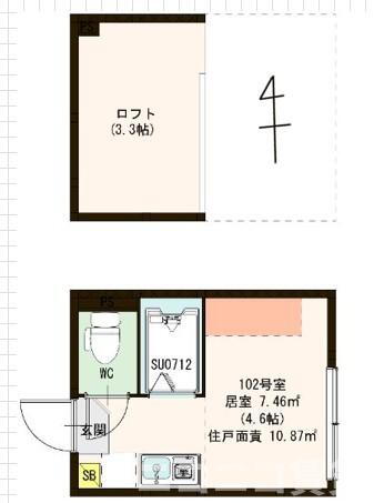 東京都北区豊島１ 王子駅 ワンルーム アパート 賃貸物件詳細