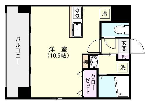 鹿児島県鹿児島市高麗町 武之橋駅 ワンルーム マンション 賃貸物件詳細
