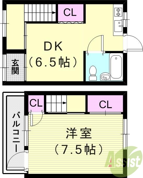 兵庫県神戸市北区鈴蘭台東町２ 鈴蘭台駅 1DK 一戸建て 賃貸物件詳細