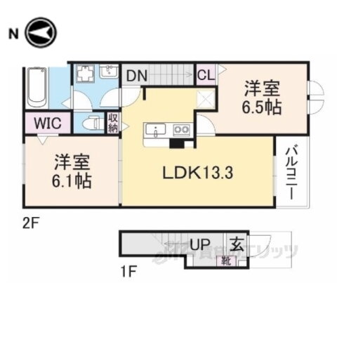 京都府舞鶴市字引土 西舞鶴駅 2LDK アパート 賃貸物件詳細