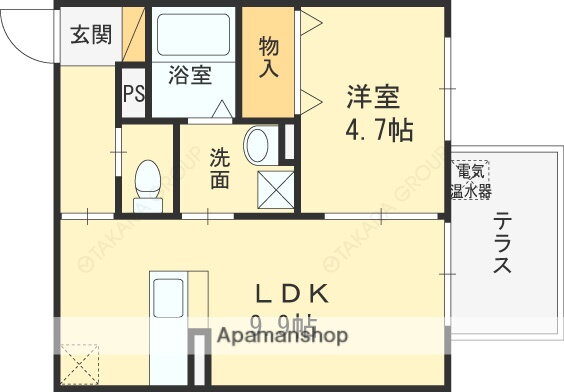 兵庫県尼崎市南塚口町８ 塚口駅 1LDK アパート 賃貸物件詳細