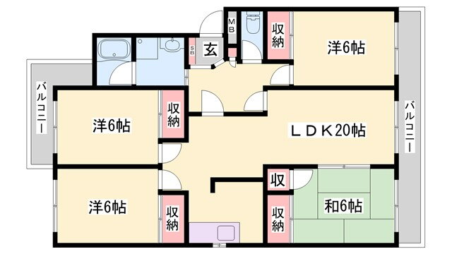 兵庫県姫路市東辻井３ 姫路駅 4LDK マンション 賃貸物件詳細