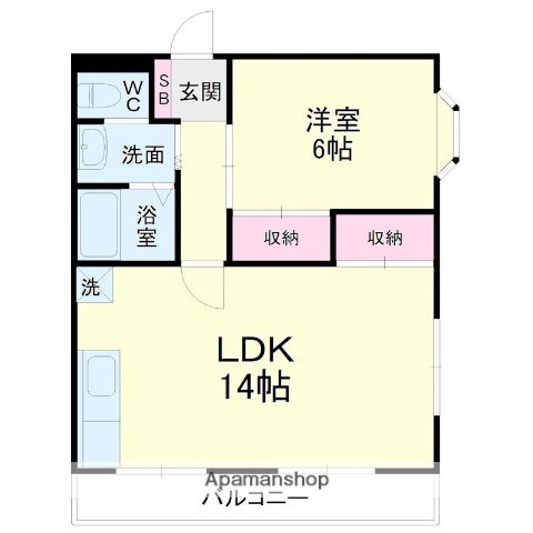 静岡県浜松市中央区早出町 浜松駅 1LDK アパート 賃貸物件詳細