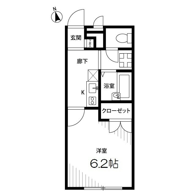 東京都稲城市矢野口 京王よみうりランド駅 1K アパート 賃貸物件詳細