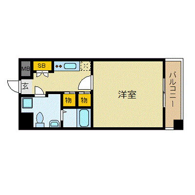 福岡県福岡市博多区上川端町 中洲川端駅 1K マンション 賃貸物件詳細