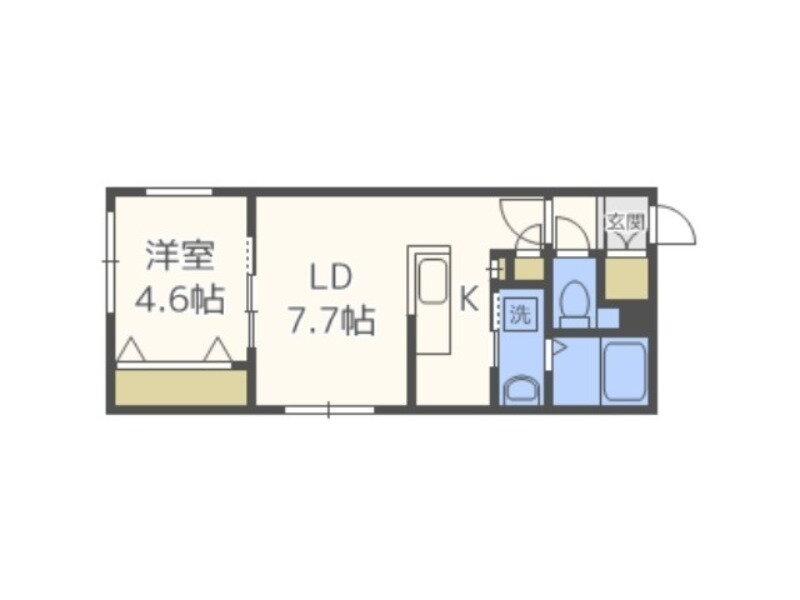 北海道札幌市豊平区美園七条８ 美園駅 1LDK アパート 賃貸物件詳細