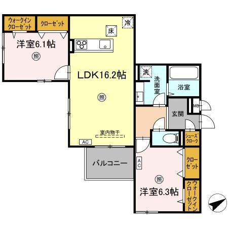 茨城県水戸市姫子２ 赤塚駅 2LDK アパート 賃貸物件詳細