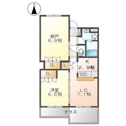 Ａｚｕｒ 2階 2LDK 賃貸物件詳細