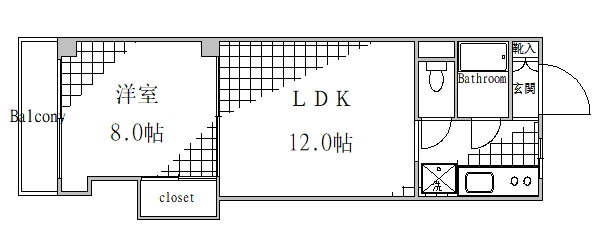 東京都墨田区緑３ 菊川駅 1LDK マンション 賃貸物件詳細