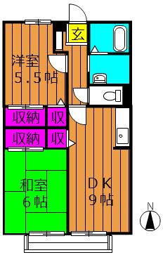 岡山県岡山市北区撫川 庭瀬駅 2DK アパート 賃貸物件詳細
