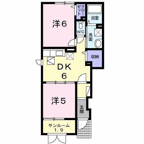 新潟県新潟市南区月潟 新潟駅 2DK アパート 賃貸物件詳細