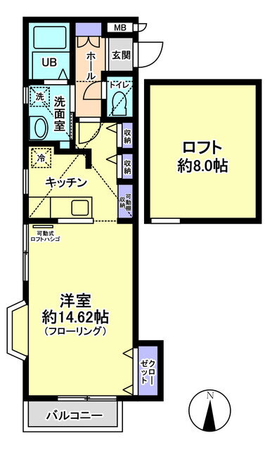 埼玉県越谷市赤山本町 越谷駅 1K アパート 賃貸物件詳細