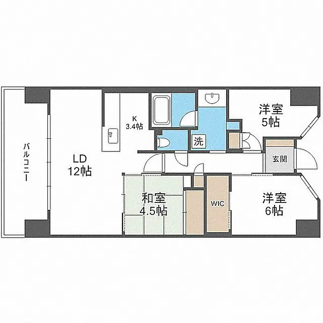 パークホームズノースゲートスクエア 8階 3LDK 賃貸物件詳細