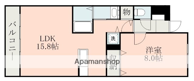 熊本県合志市幾久富 光の森駅 1LDK マンション 賃貸物件詳細