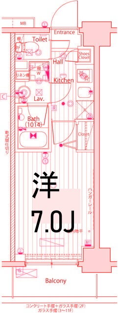 神奈川県横浜市中区長者町４ 伊勢佐木長者町駅 1K マンション 賃貸物件詳細