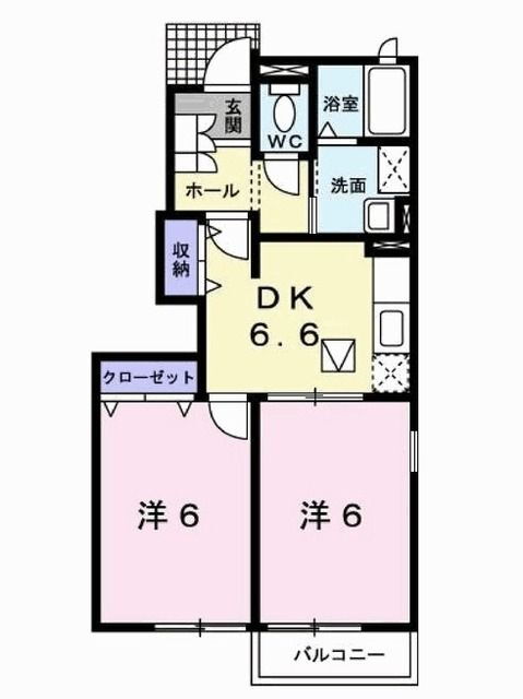 兵庫県多可郡多可町中区安楽田 西脇市駅 2DK アパート 賃貸物件詳細