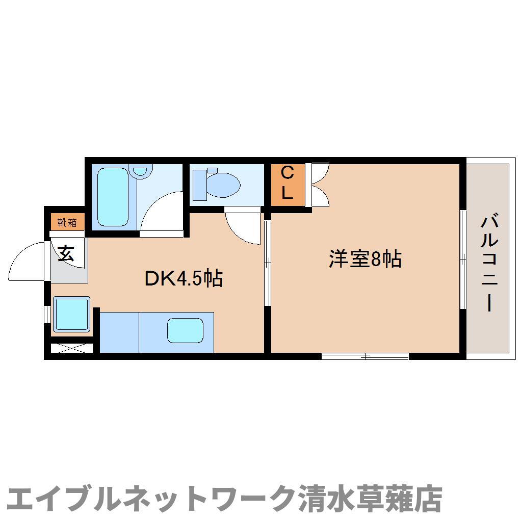 静岡県静岡市駿河区聖一色 県総合運動場駅 1DK マンション 賃貸物件詳細