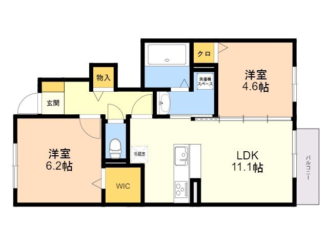 Ｄ－ＲＯＯＭ昴 1階 2LDK 賃貸物件詳細