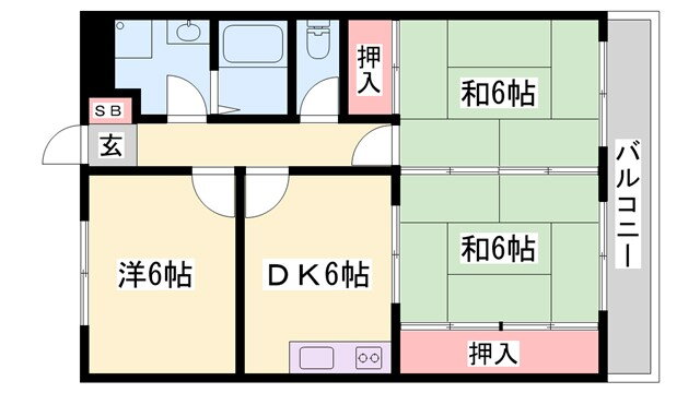兵庫県姫路市青山西３ 余部駅 3DK マンション 賃貸物件詳細