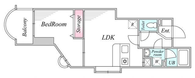 福岡県福岡市早良区城西１ 西新駅 1LDK マンション 賃貸物件詳細