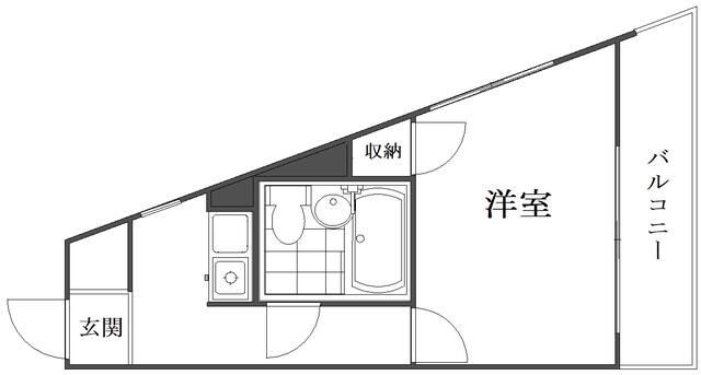東京都世田谷区下馬３ 駒沢大学駅 1K マンション 賃貸物件詳細