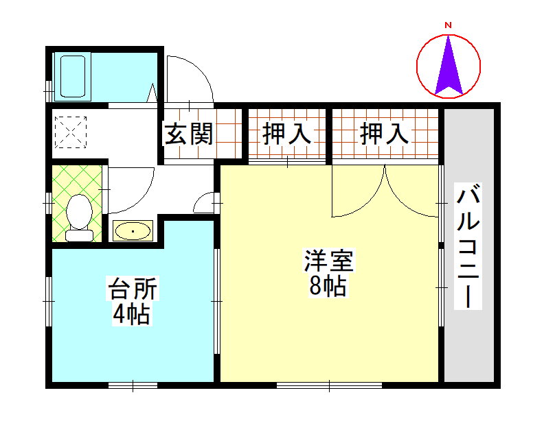 岡山県岡山市北区東中央町 東中央町駅 1K アパート 賃貸物件詳細