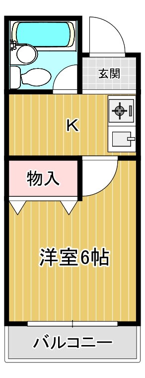 ファミーユ三田 1階 1K 賃貸物件詳細