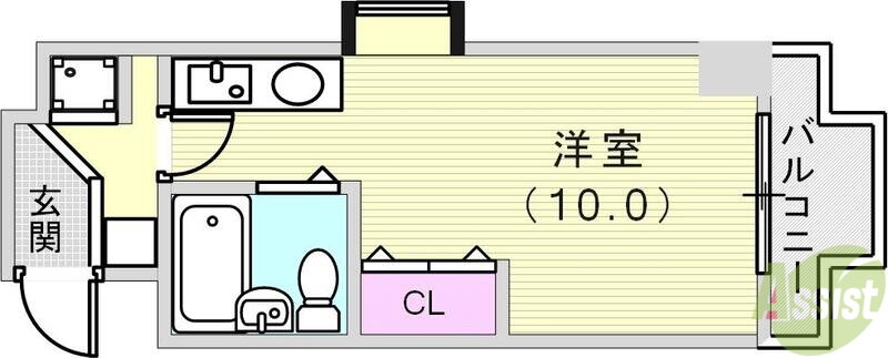 兵庫県神戸市中央区中山手通７ 元町駅 ワンルーム マンション 賃貸物件詳細